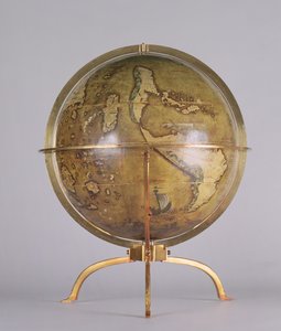 Terrestrial Globe, en av et par kjent som 